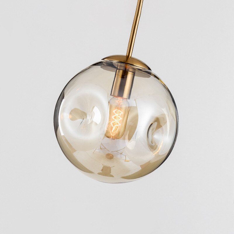 Dimpled Glass Pendant Light