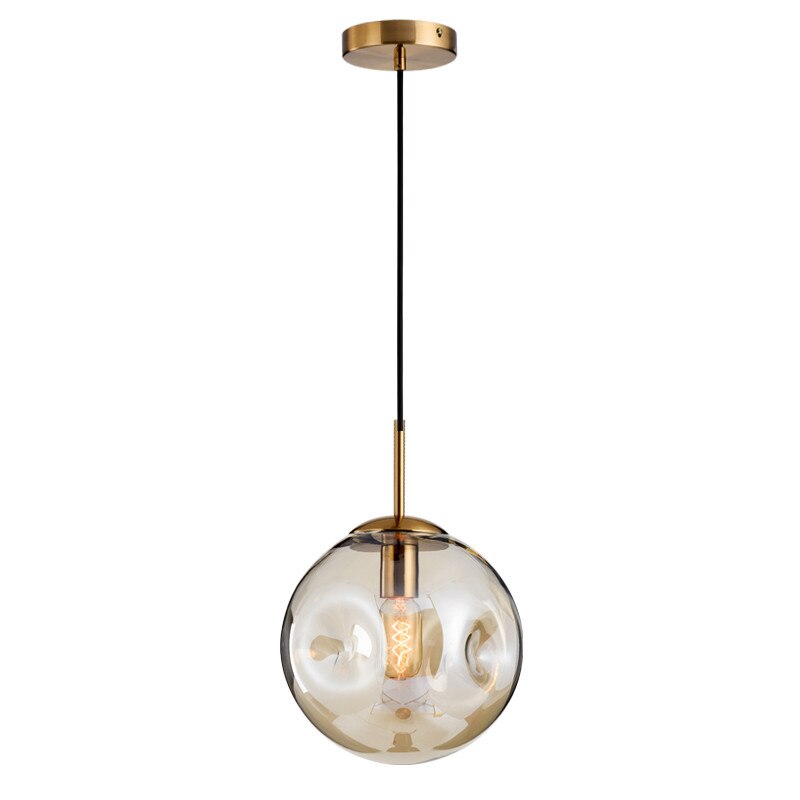 Dimpled Glass Pendant Light