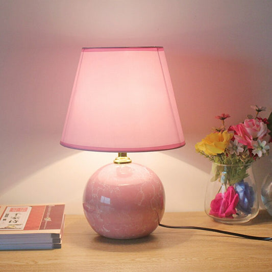 Cute Ceramic Ball Table Lamp