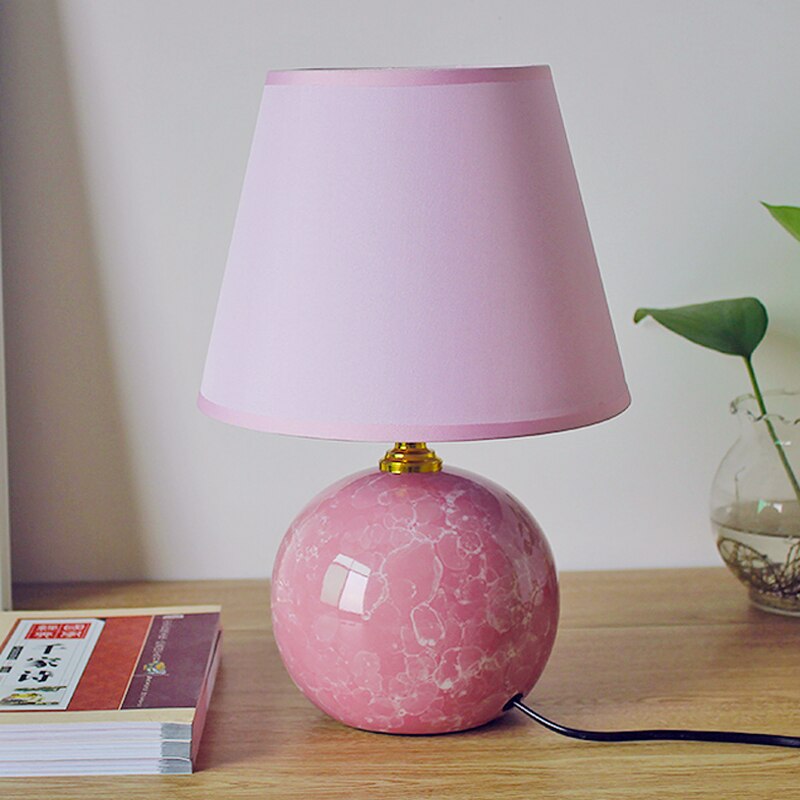 Cute Ceramic Ball Table Lamp