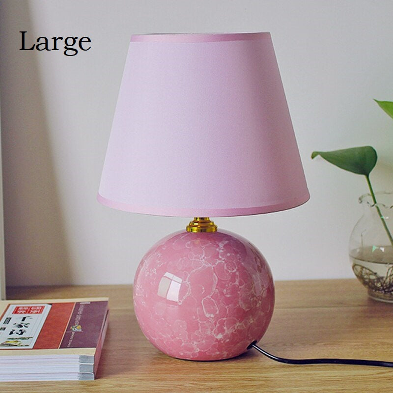 Cute Ceramic Ball Table Lamp