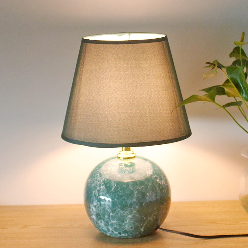 Cute Ceramic Ball Table Lamp