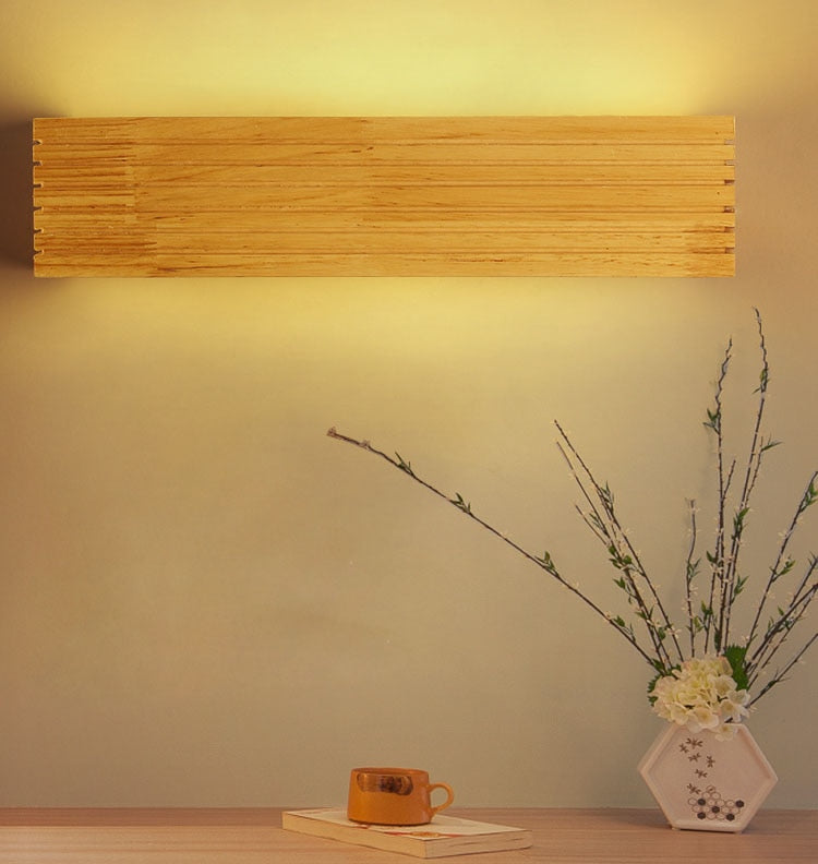 Neue Harbor Wood LED-Wandleuchte