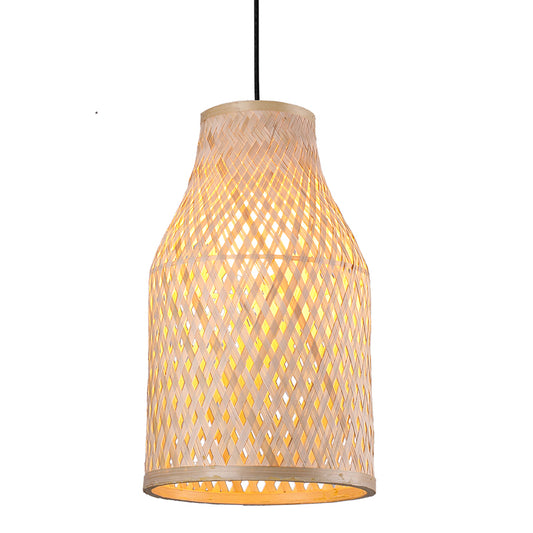 Modern Bamboo Rattan Pendant Light for Kitchen