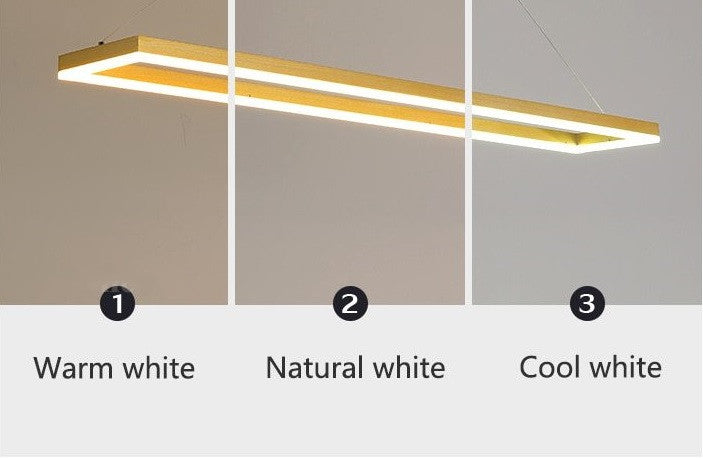 Rectangle Linear LED Chandelier