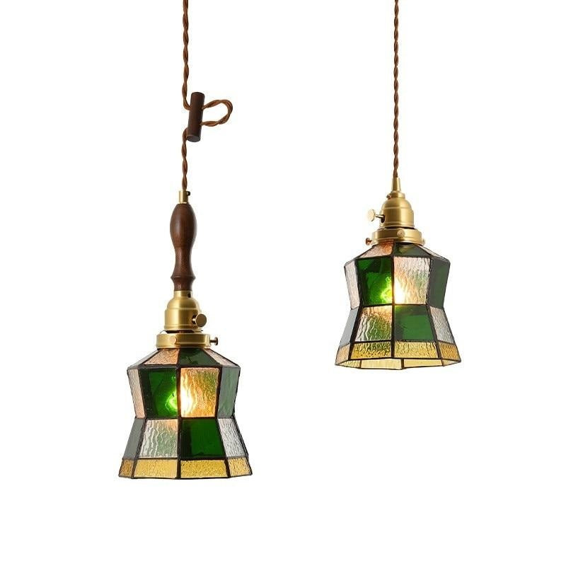 Retro Bohemian Brass Pendant Light