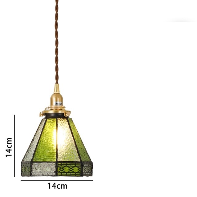 Retro Bohemian Brass Pendant Light