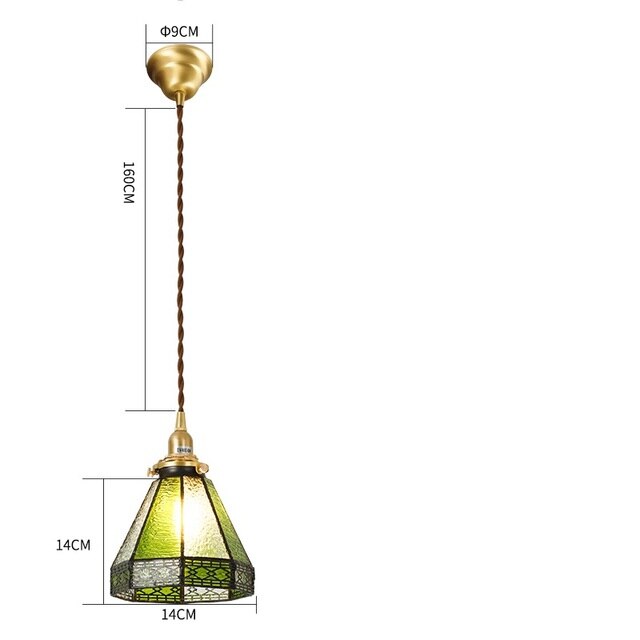 Retro Bohemian Brass Pendant Light