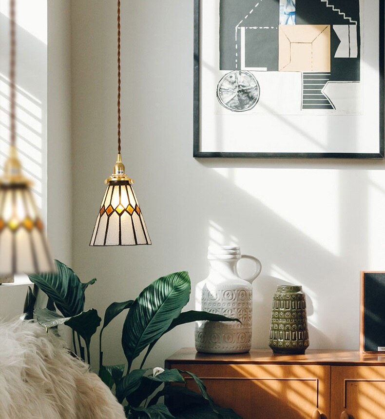 Retro Bohemian Brass Pendant Light