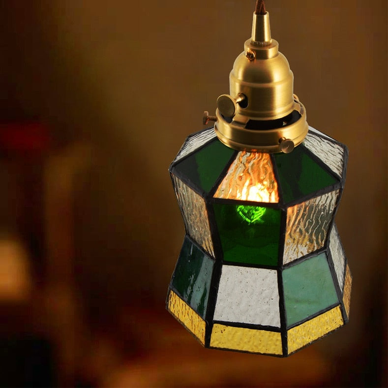 Retro Bohemian Brass Pendant Light