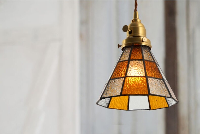 Retro Bohemian Brass Pendant Light