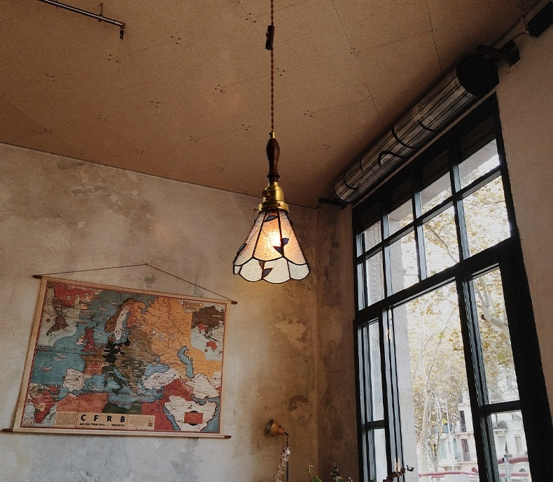 Retro Bohemian Brass Pendant Light