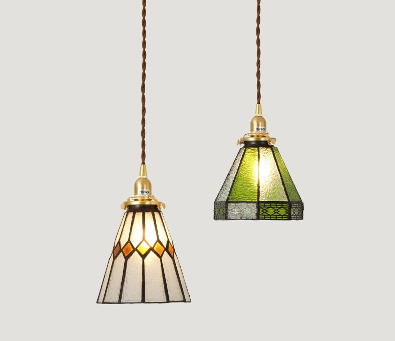 Retro Bohemian Brass Pendant Light