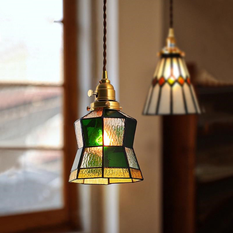 Retro Bohemian Brass Pendant Light