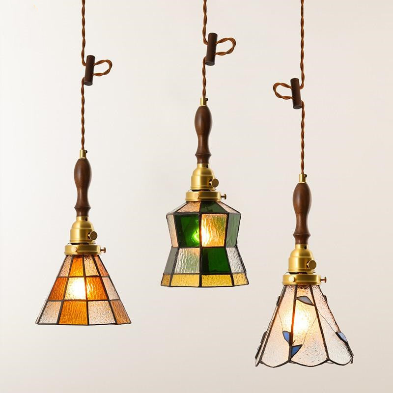 Retro Bohemian Brass Pendant Light