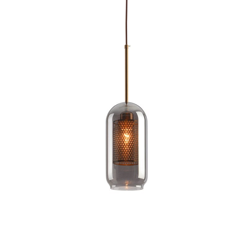 Honeycomb Glass Pendant Light