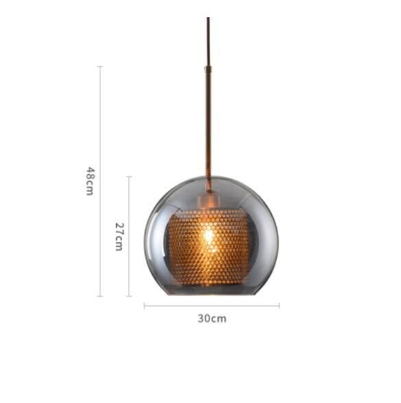 Honeycomb Glass Pendant Light