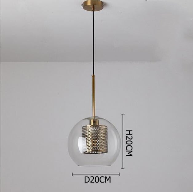 Honeycomb Glass Pendant Light