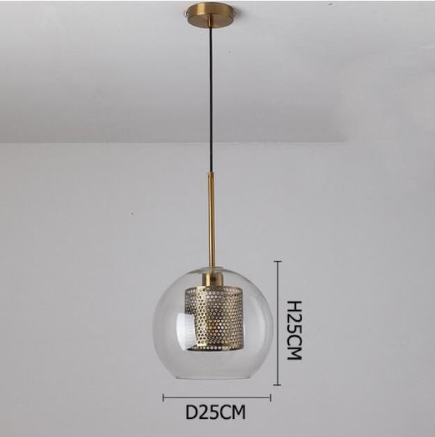 Honeycomb Glass Pendant Light