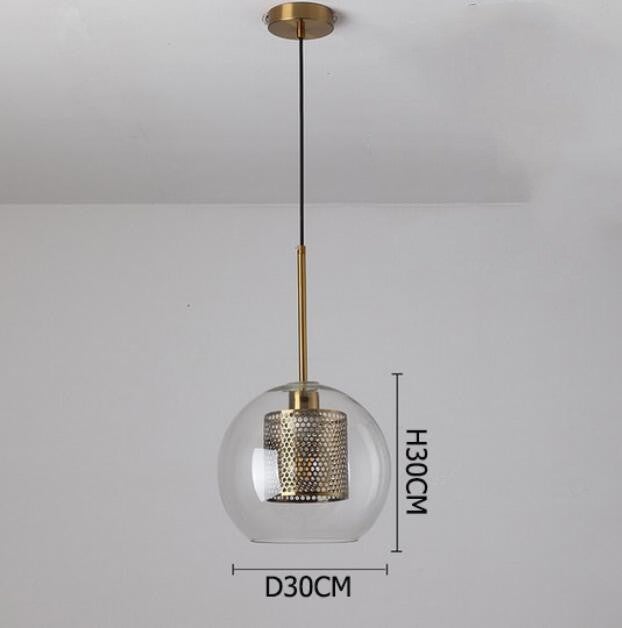 Honeycomb Glass Pendant Light