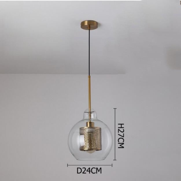 Honeycomb Glass Pendant Light