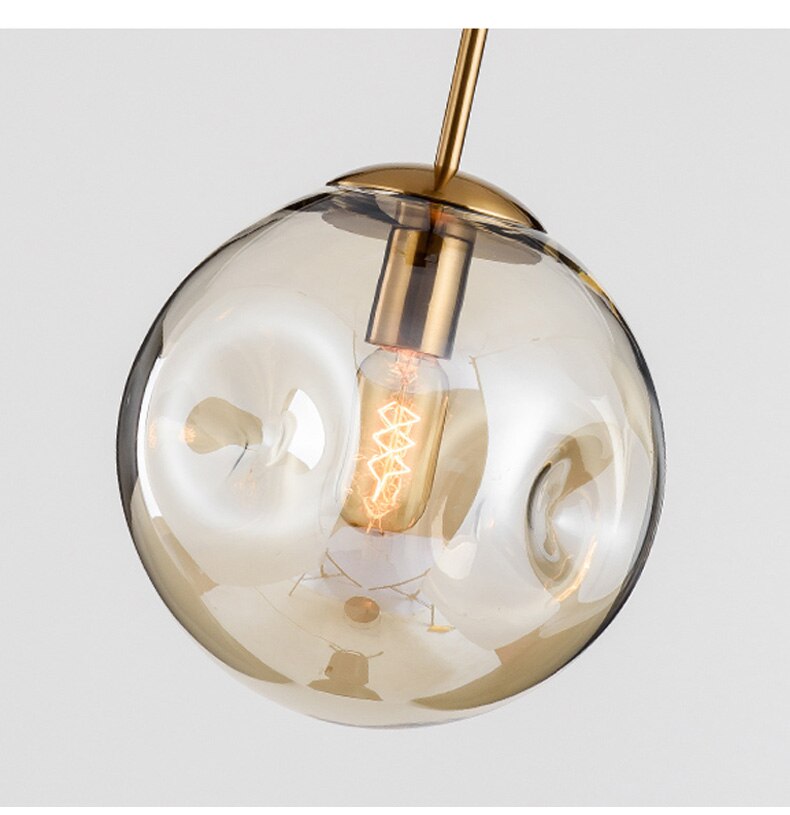 Dimpled Glass Pendant Light