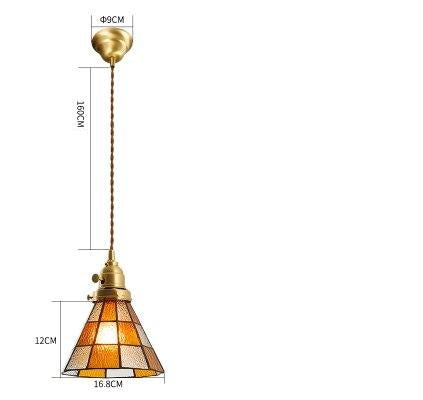 Retro Bohemian Brass Pendant Light