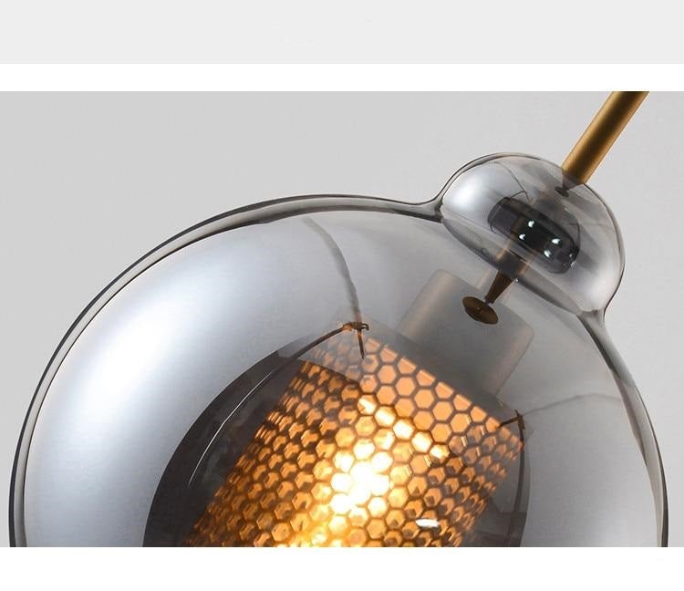 Honeycomb Glass Pendant Light