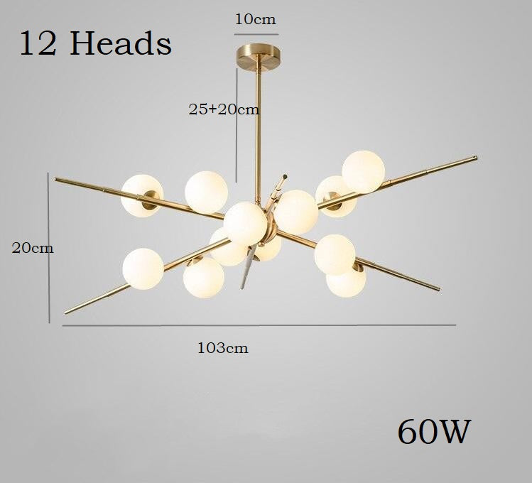 Nordic 16 Lights Tree Branch Chandelier