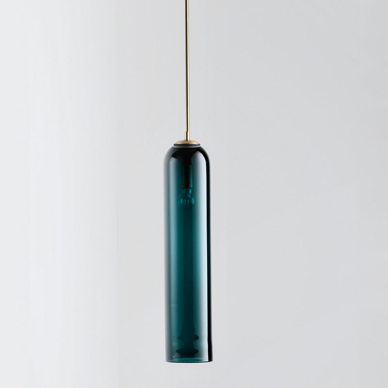 Modern Cylinder Glass Light Fixture