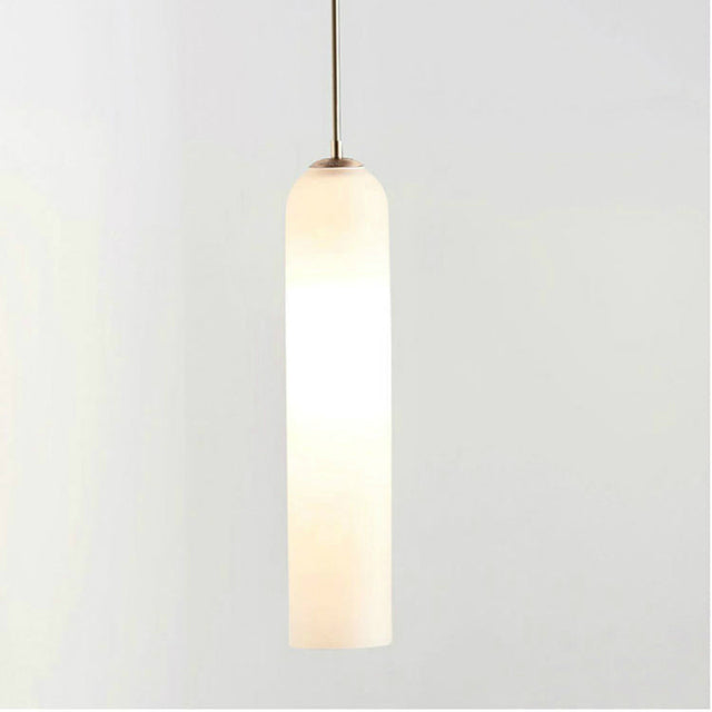 Modern Cylinder Glass Light Fixture