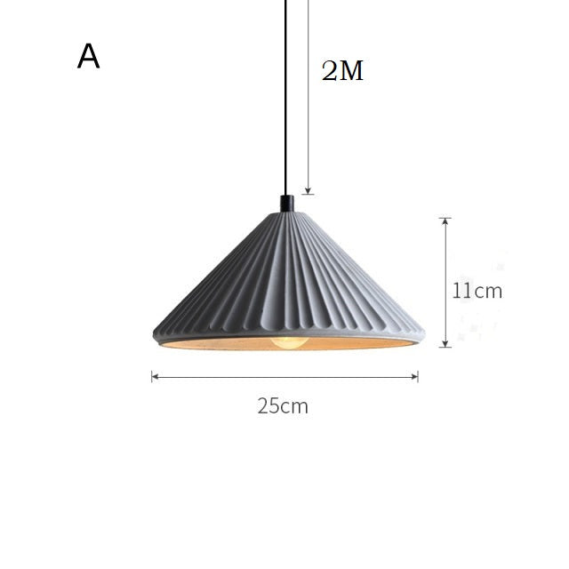 Geometry Cement Light Fixture, Hand-Made