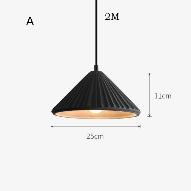 Geometry Zementleuchte, handgefertigt