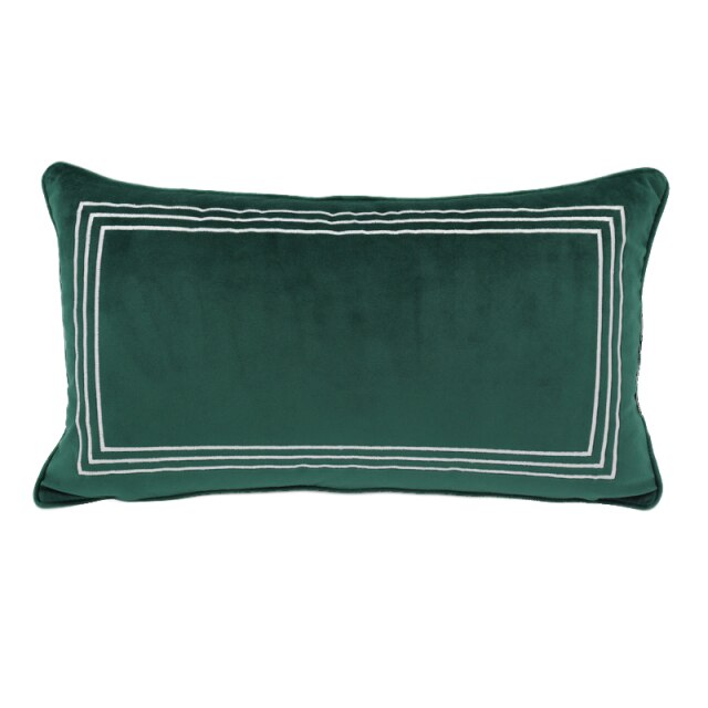 Emerald Green Sofa Lumbar Pillow Case