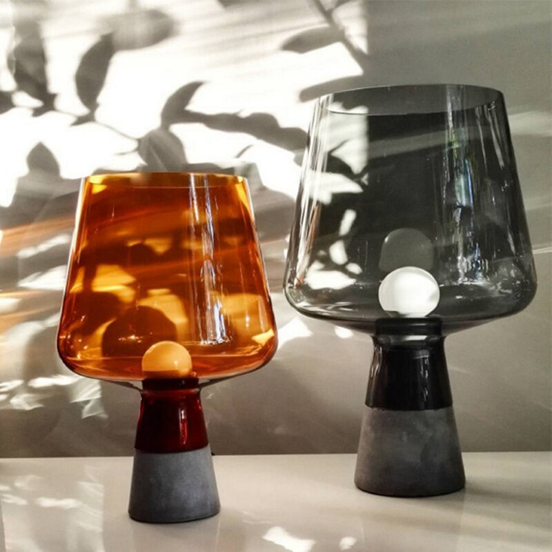 Russell Modern Glass Table Lamp