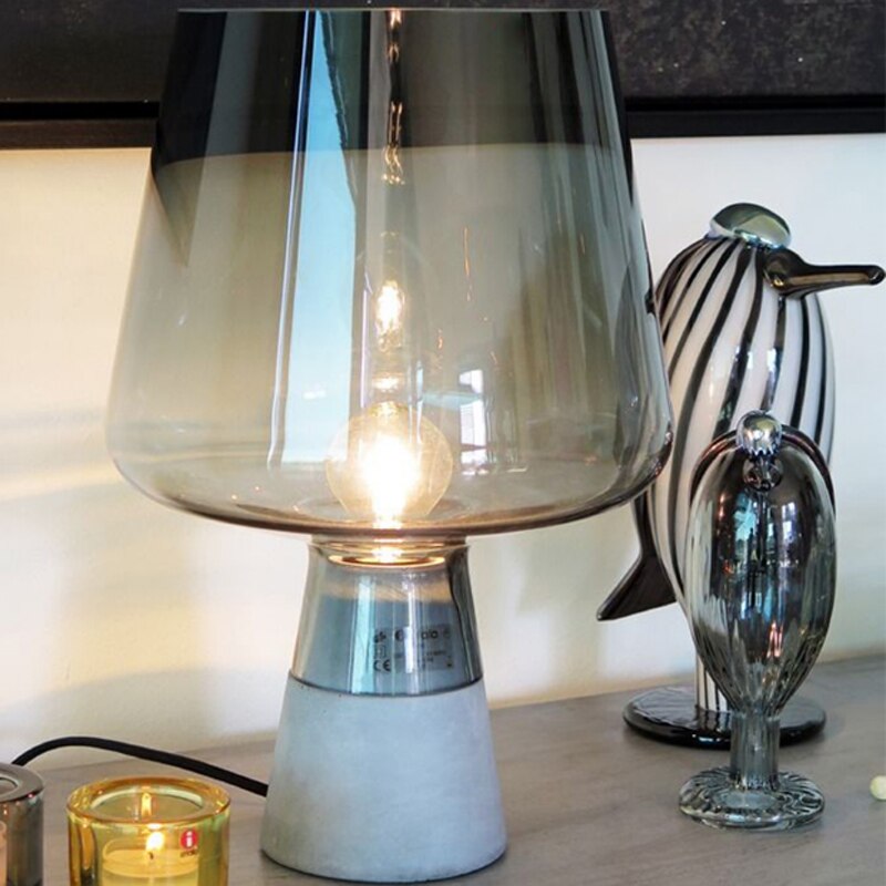 Russell Modern Glass Table Lamp