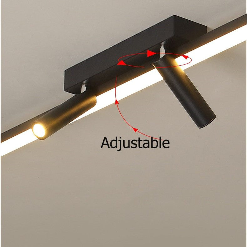 Moderne LED Deckenleuchten, 2 Strahler