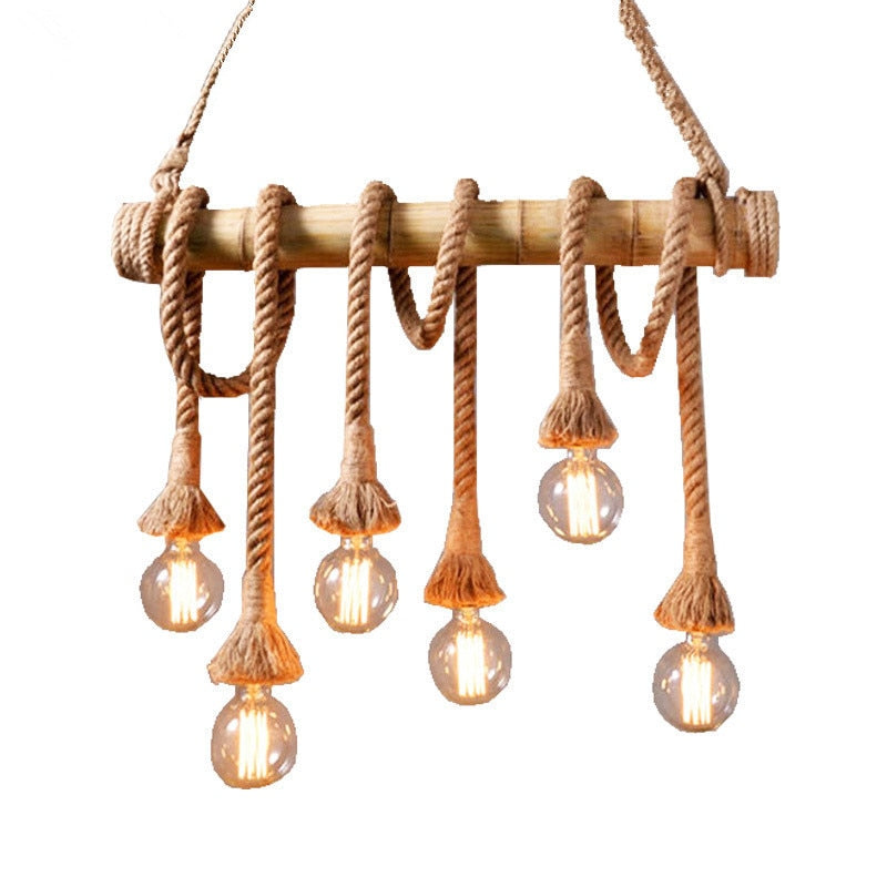 Loft Vintage Rope Pendant Lights