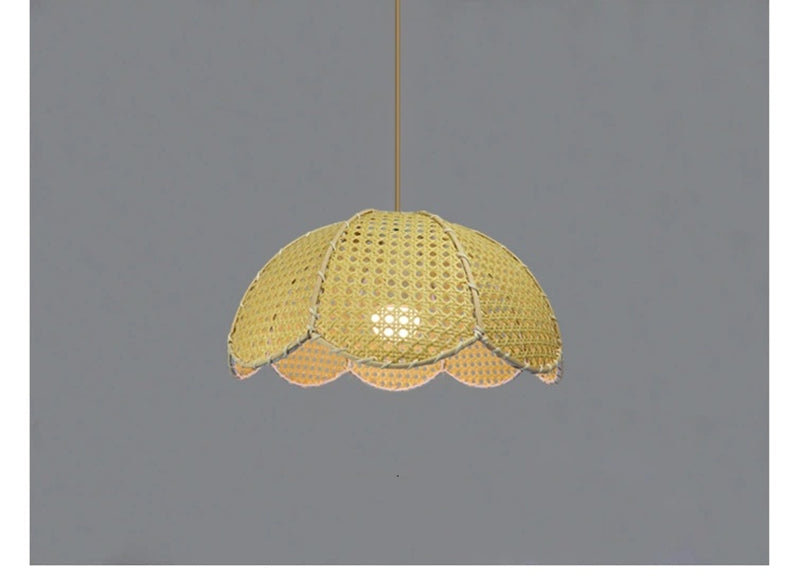 Unique Rattan Pendant Light for Kitchen Island