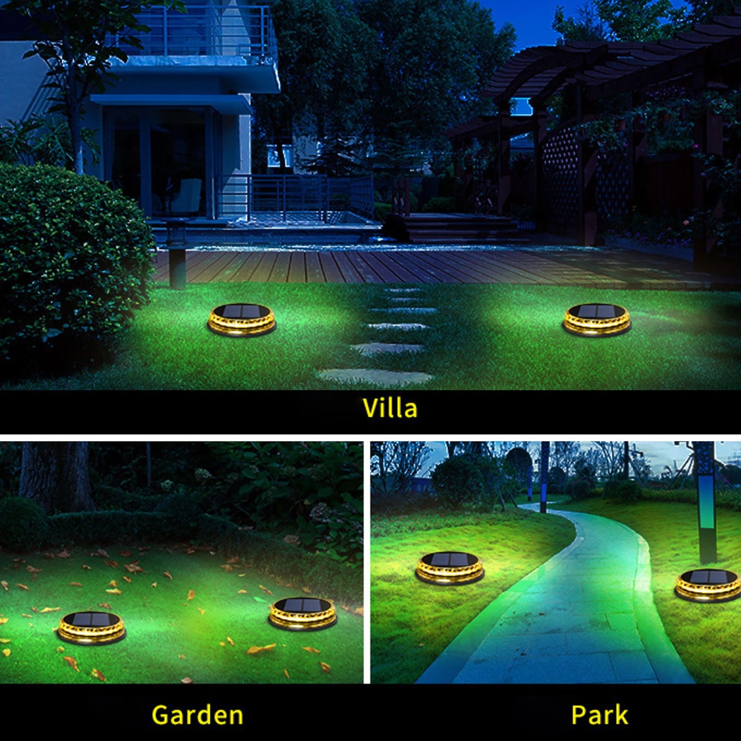 Barton Patio Pathway LED Lights Solar Powered