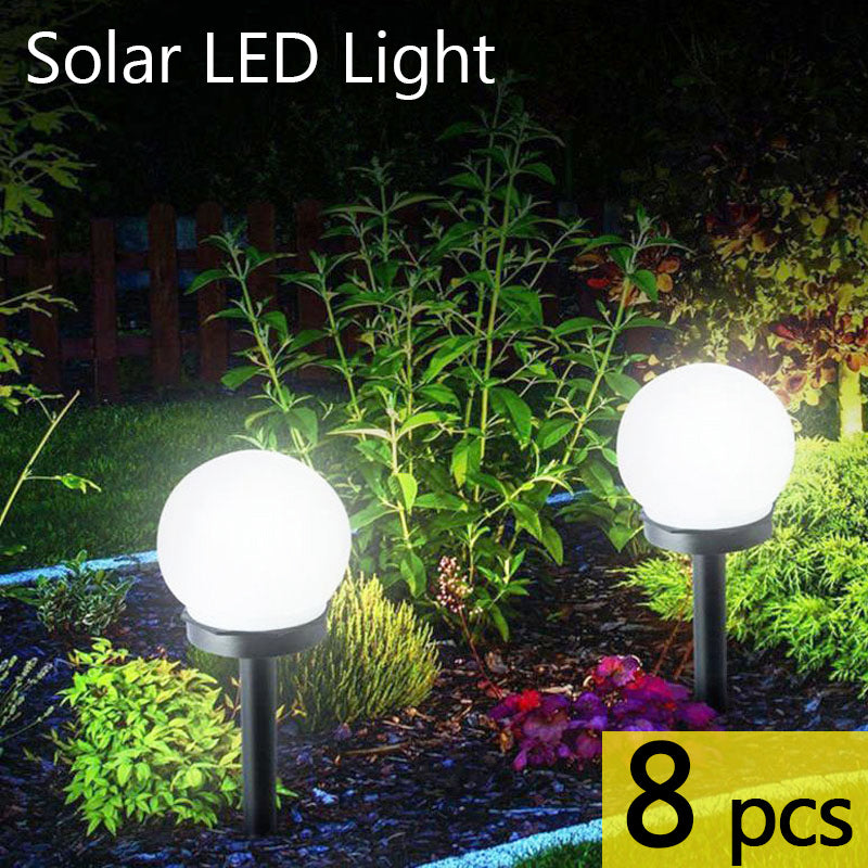 Globe Solar Powered Patio LED Lights