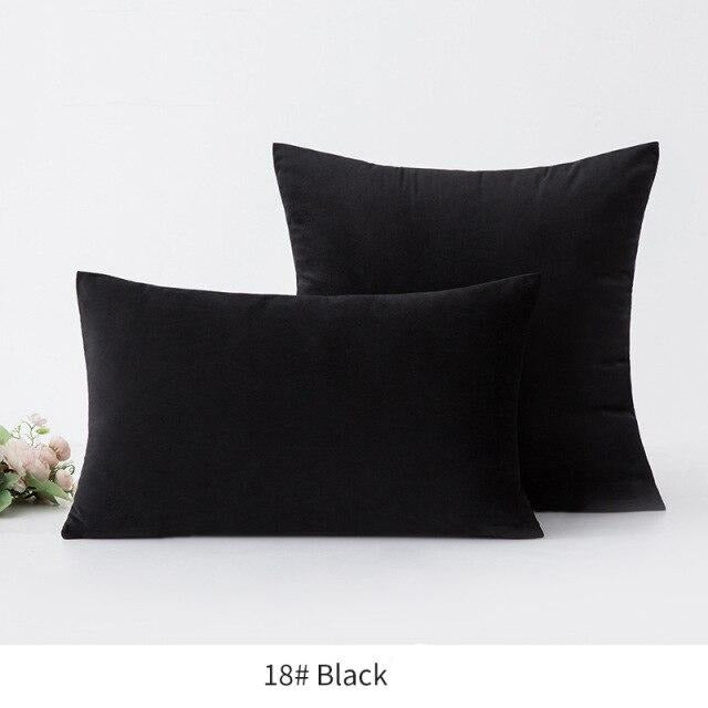 Basic Velvet Throw Pillow Case