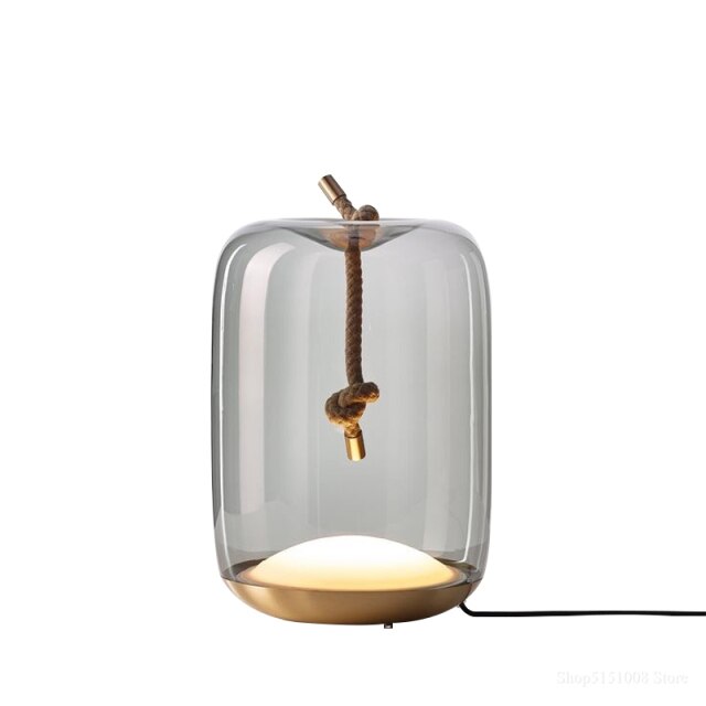 Dawnview Glass Cloche Table Lamp