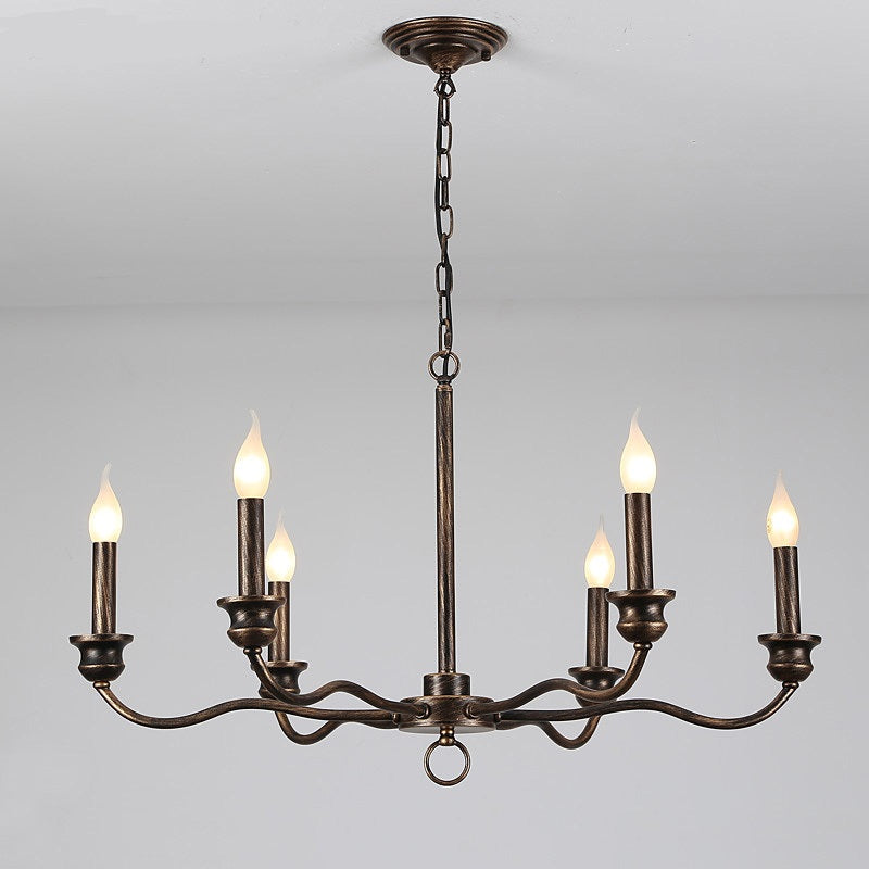 Rustic Dining Room Chandelier Light