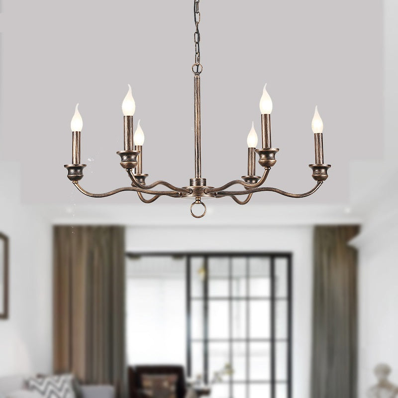 Rustic Dining Room Chandelier Light