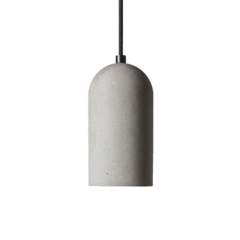 Simple Cement Light Fixture, Gray