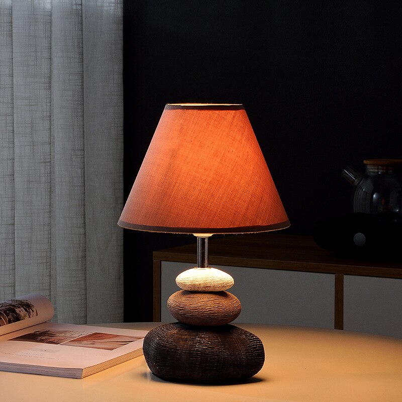 Ceramic Stone Table Lamp