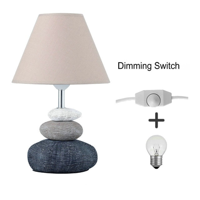 Ceramic Stone Table Lamp