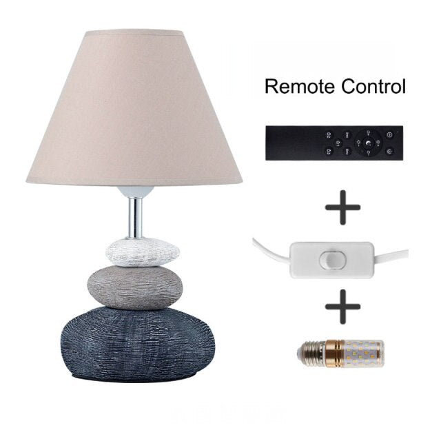 Ceramic Stone Table Lamp