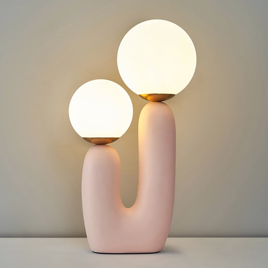 Pink Matte Oo Table Lamp